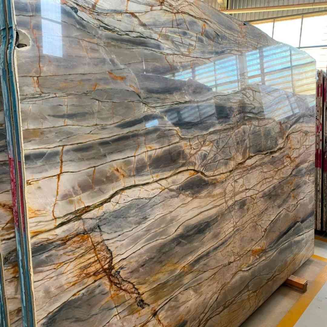 Michelangelo Quartzite Slab Hawaii Stone Imports