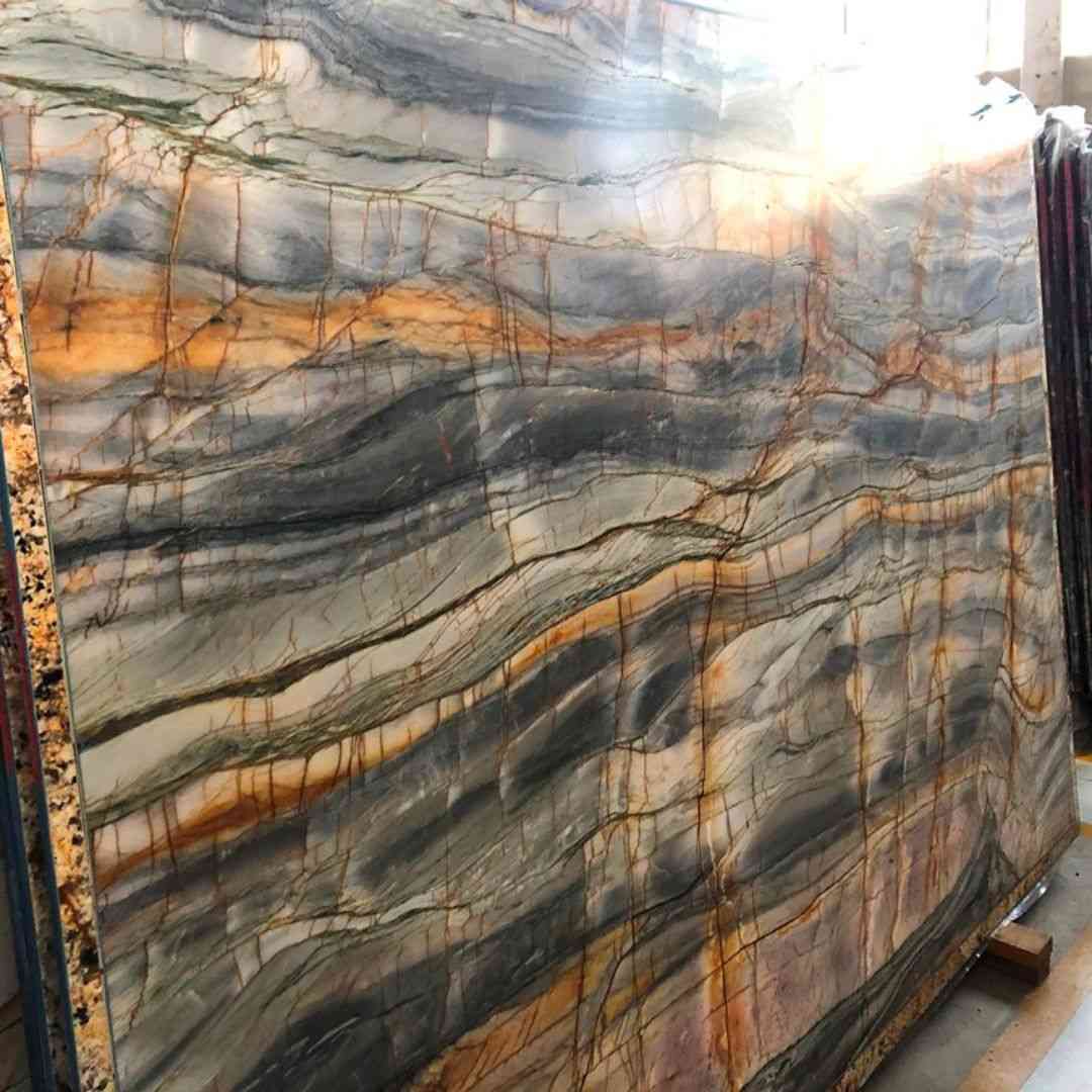 Michelangelo Quartzite Slab Hawaii Stone Imports