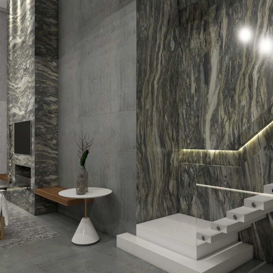 Tahiti Blue Quartzite Slab Hawaii Stone Imports