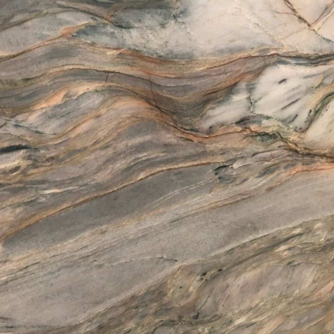 Tahiti Blue Quartzite Slab Hawaii Stone Imports