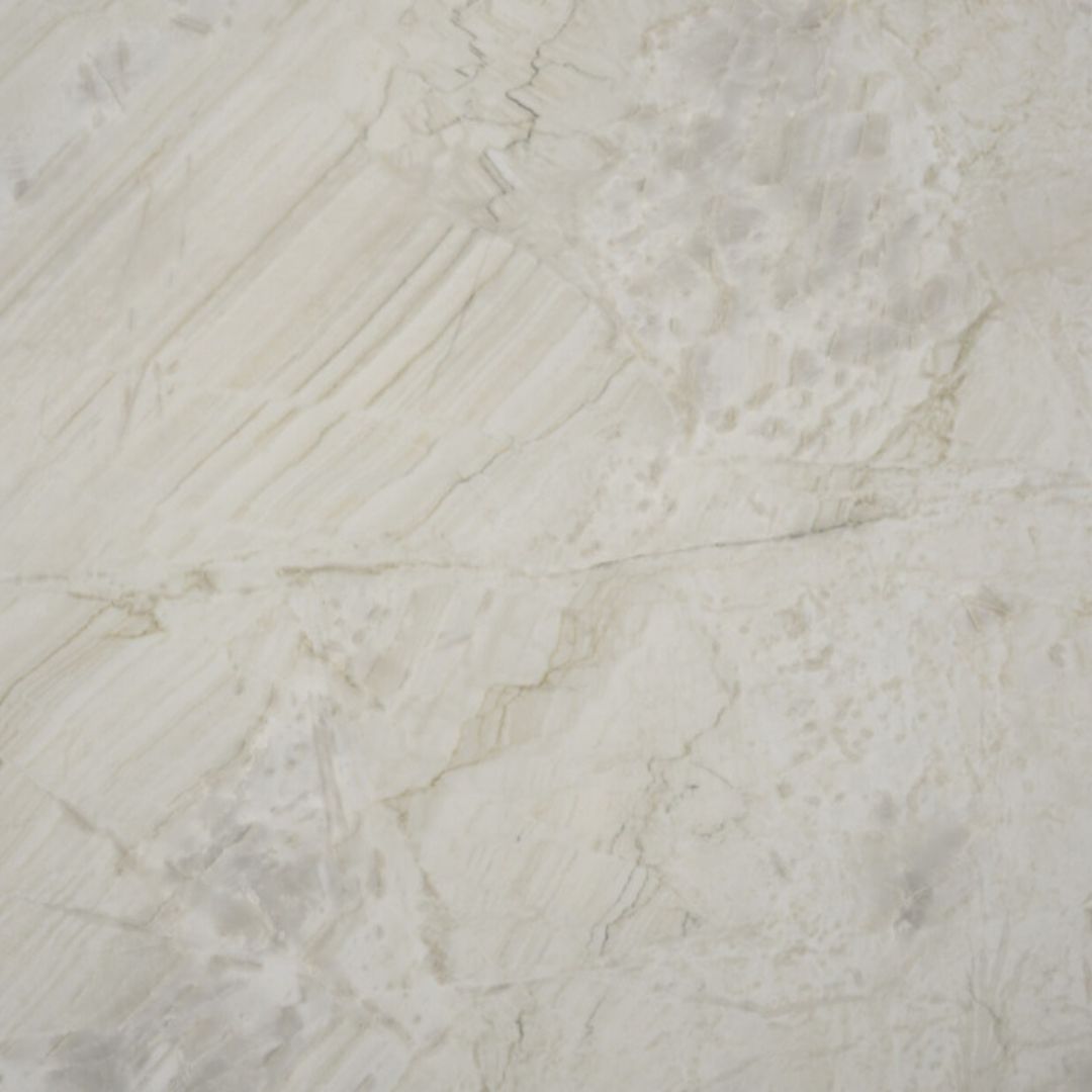 White Luxus Quartzite Slab Hawaii Stone Imports