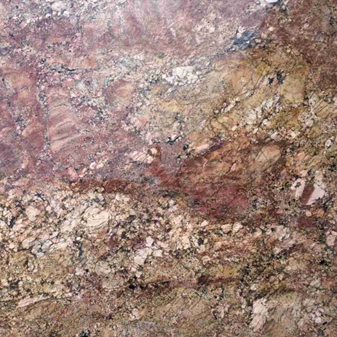 Bordeaux Granite Slab Hawaii Stone Imports