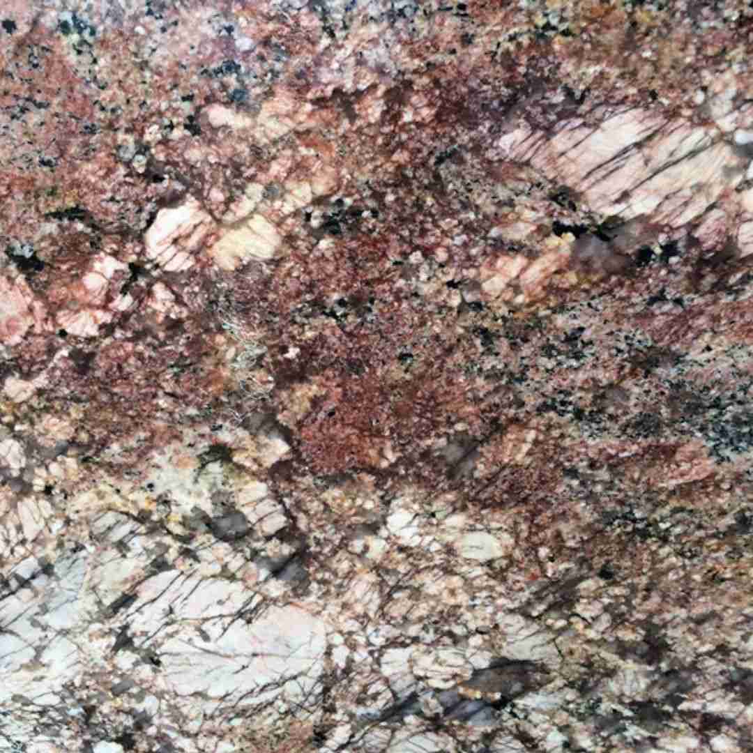 Bordeaux Granite Slab Hawaii Stone Imports