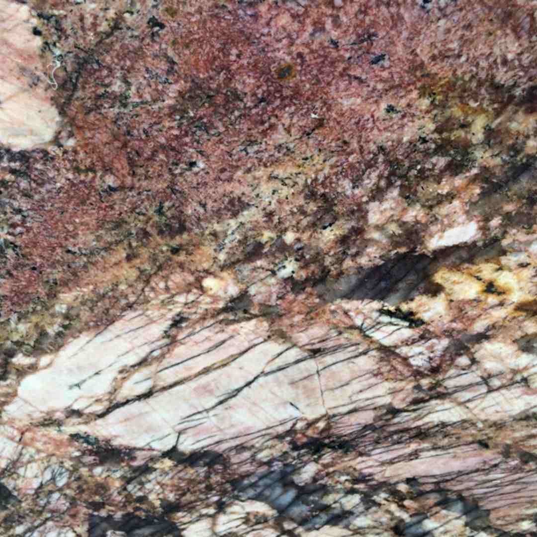 Bordeaux Granite Slab Hawaii Stone Imports