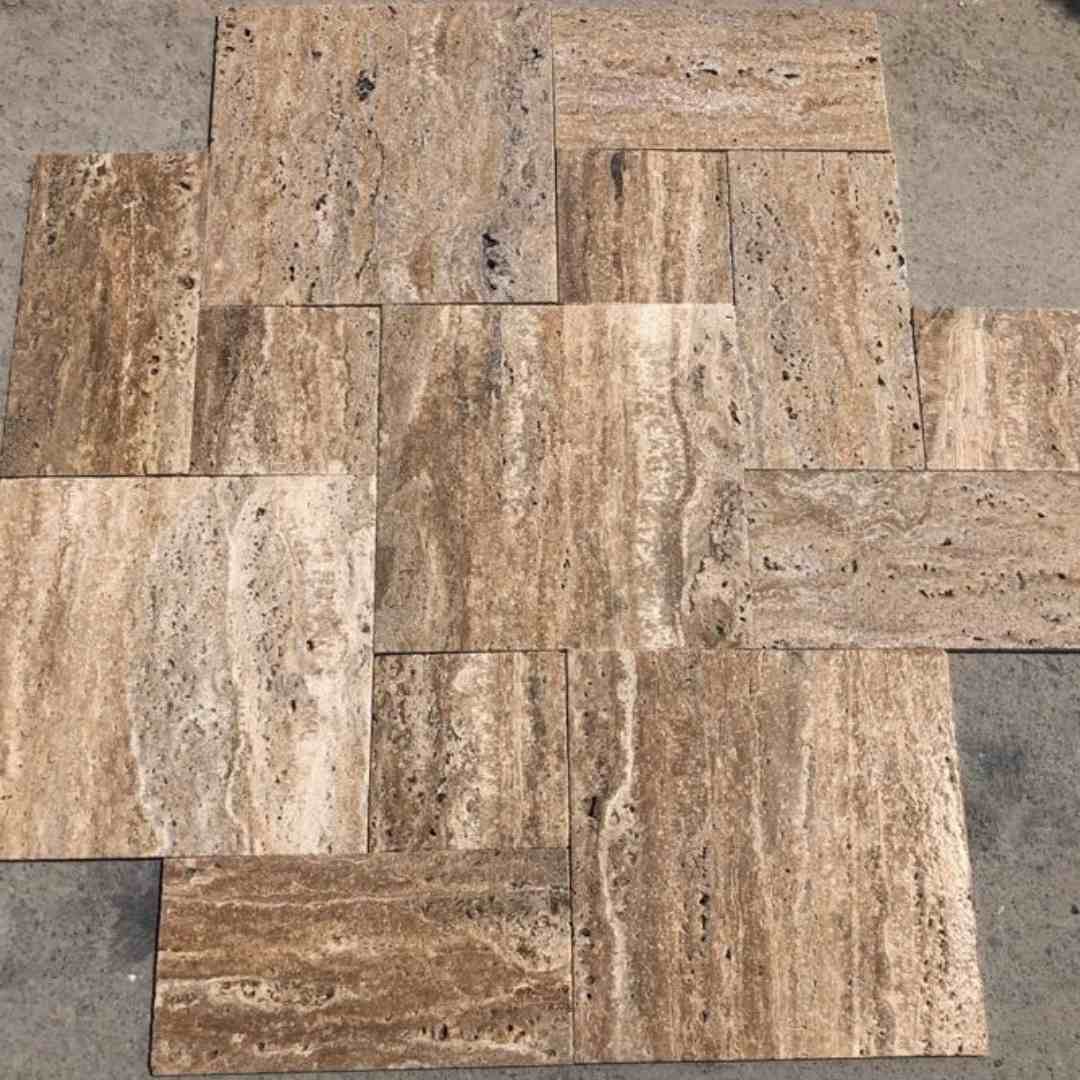 PETRA Brushed-Unfilled Tumbled Edge Paver