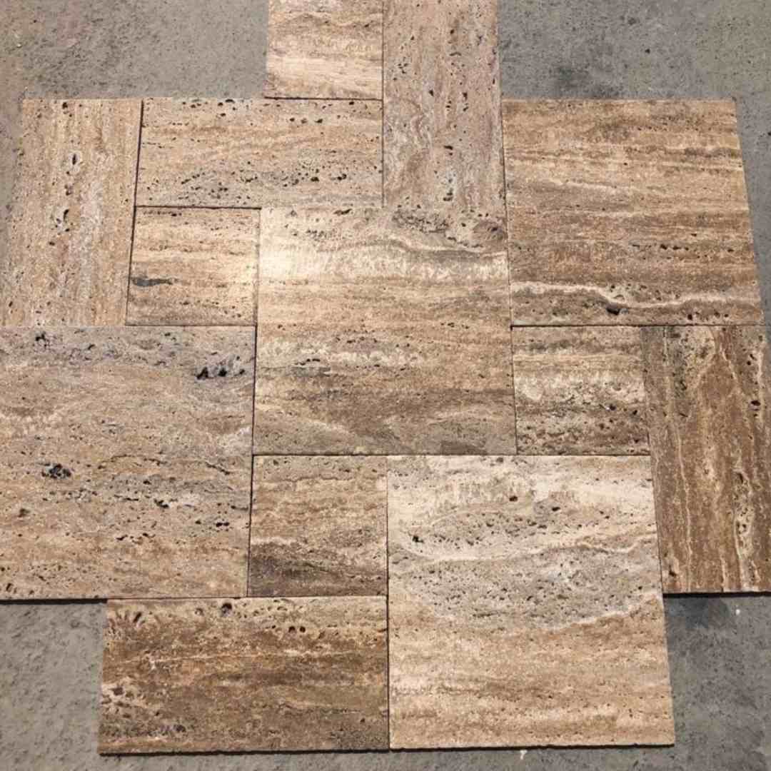 PETRA Brushed-Unfilled Tumbled Edge Paver