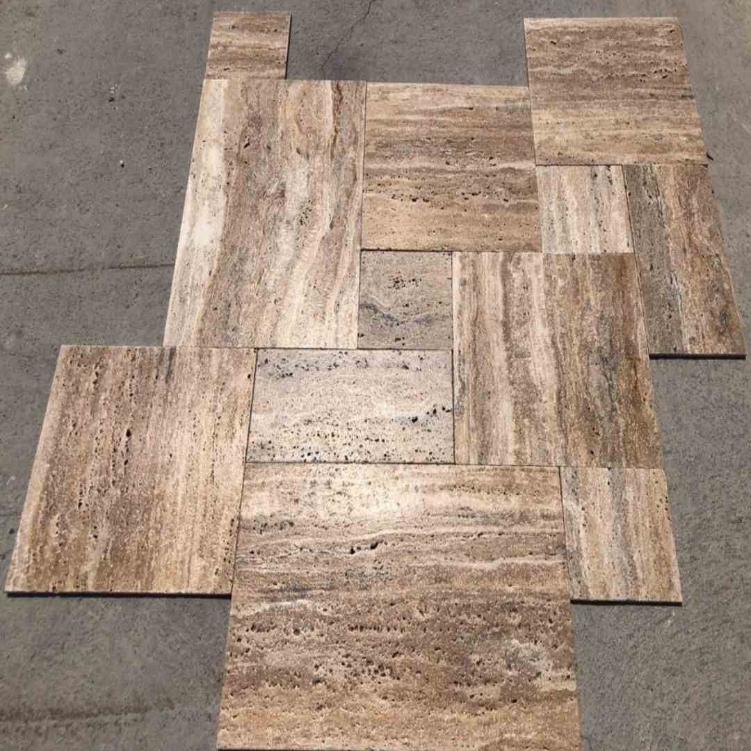 PETRA Brushed-Unfilled Tumbled Edge Paver