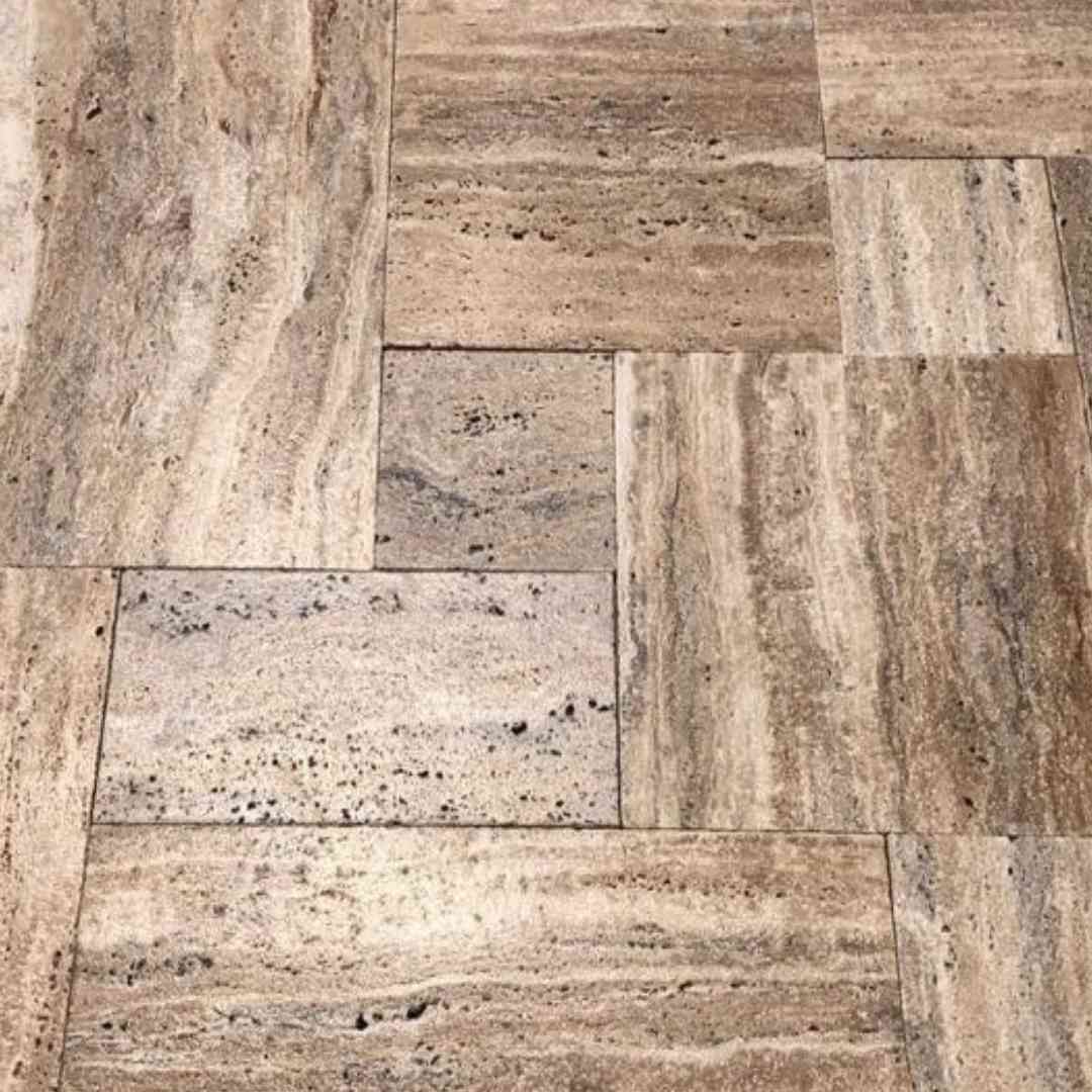 PETRA Brushed-Unfilled Tumbled Edge Paver