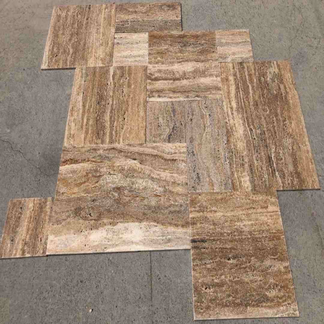 PETRA Brushed-Unfilled Tumbled Edge Paver