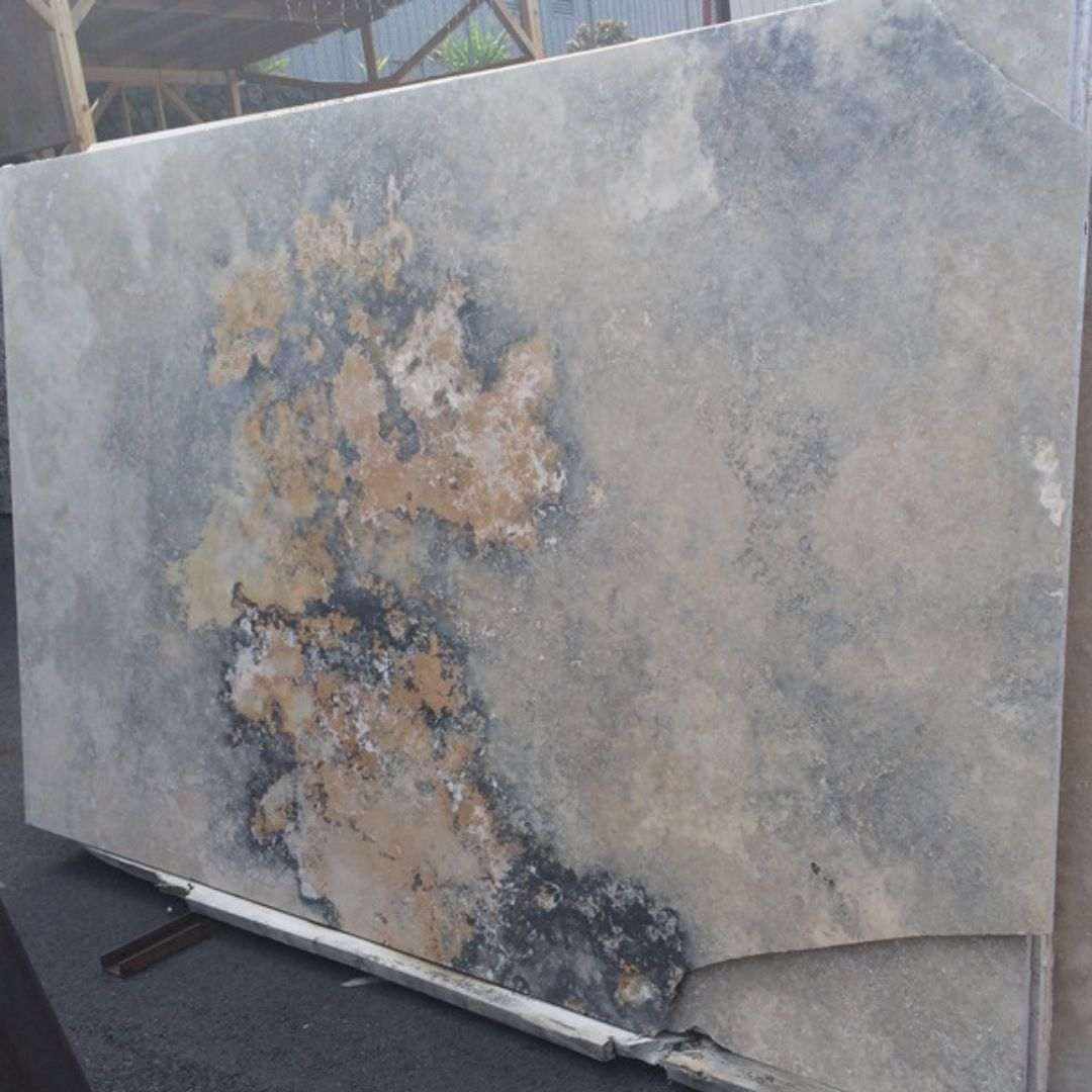 Paniolo Travertine Slab Hawaii Stone Imports