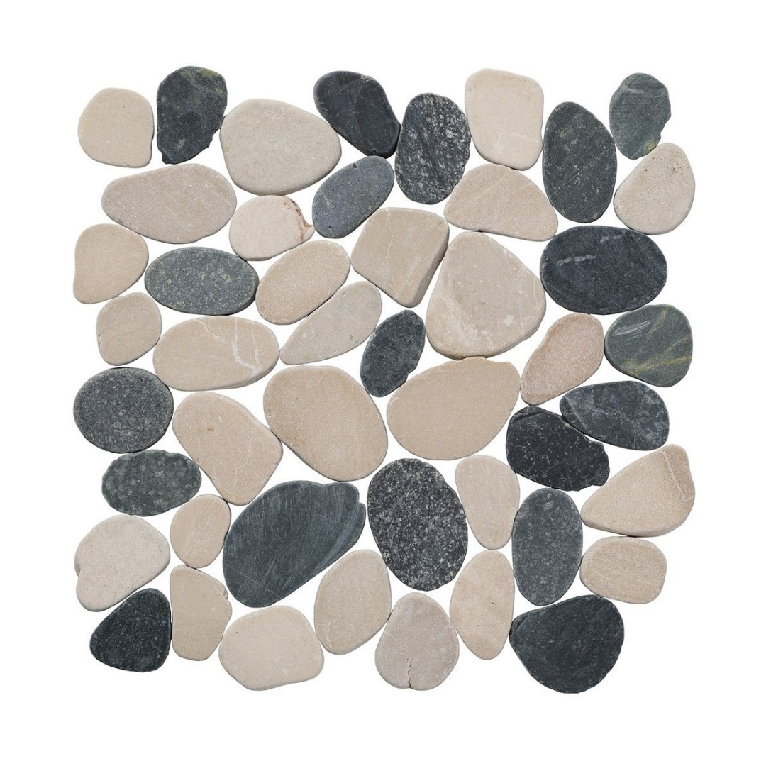 mosaic-pebble-black-&-tan-level-pebble-0047-hawaii-stone-imports