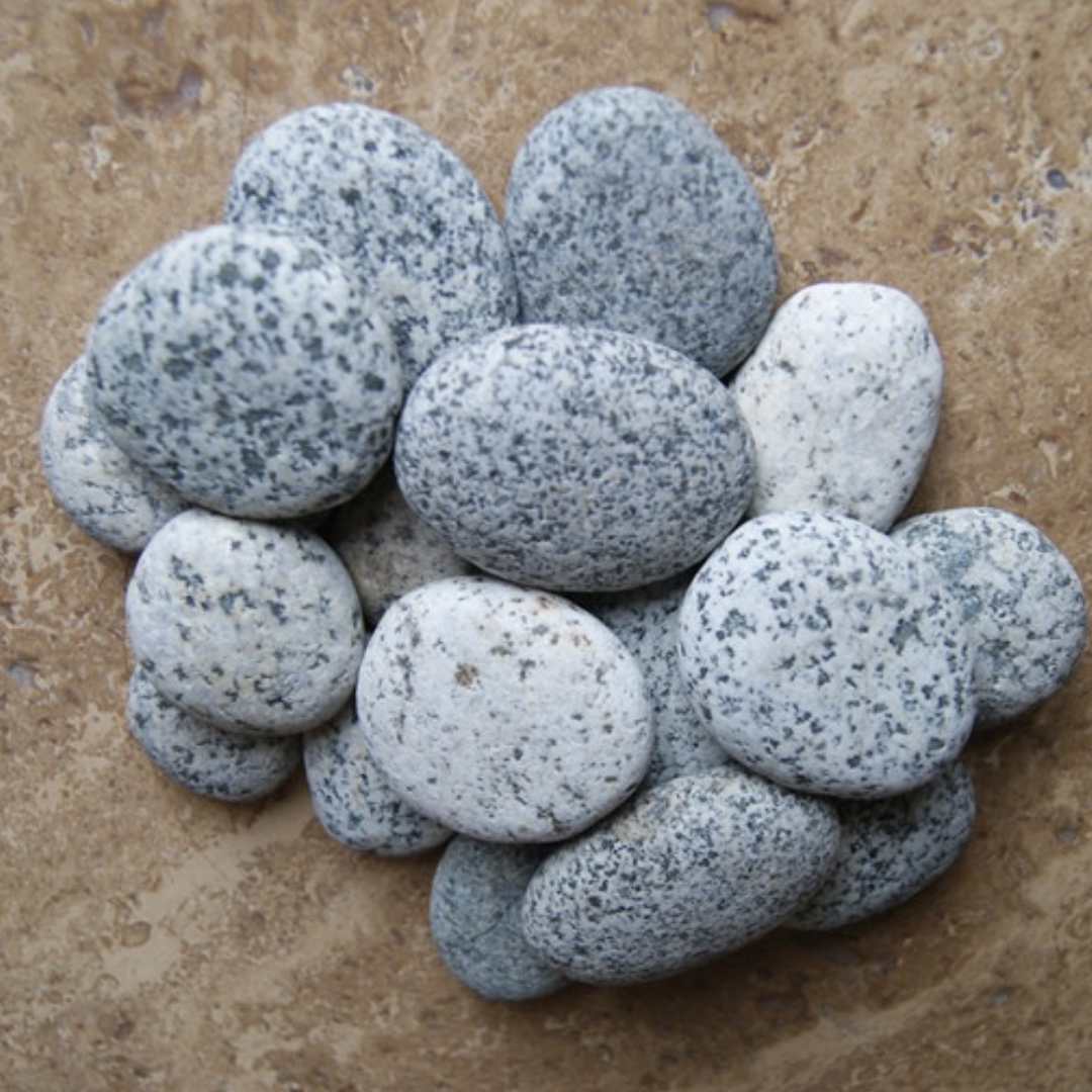 Sumba Speckled Basalt Garden Pebbles Hawaii Stone Imports