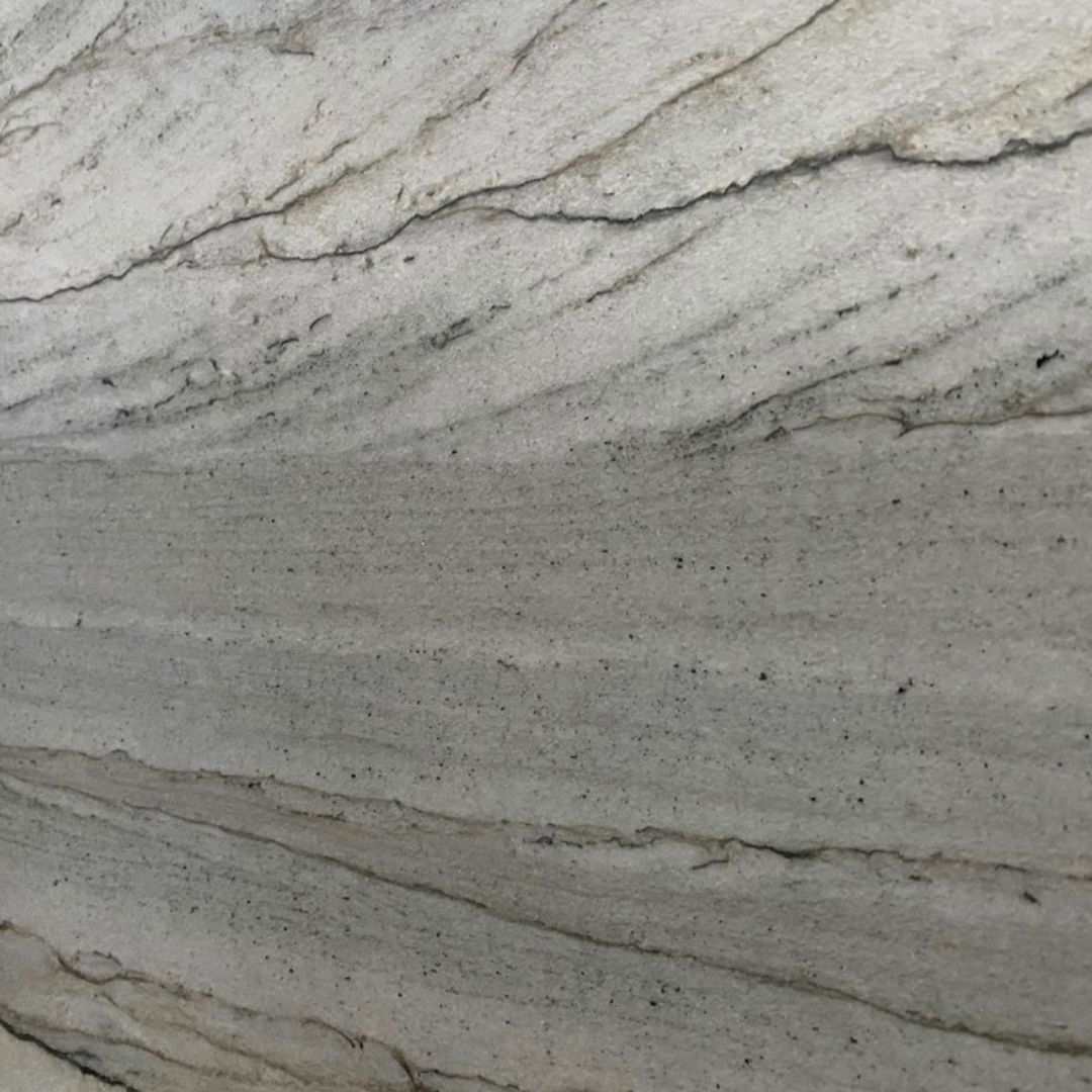 Brillant Grey Quartzite Slab Hawaii Stone Imports