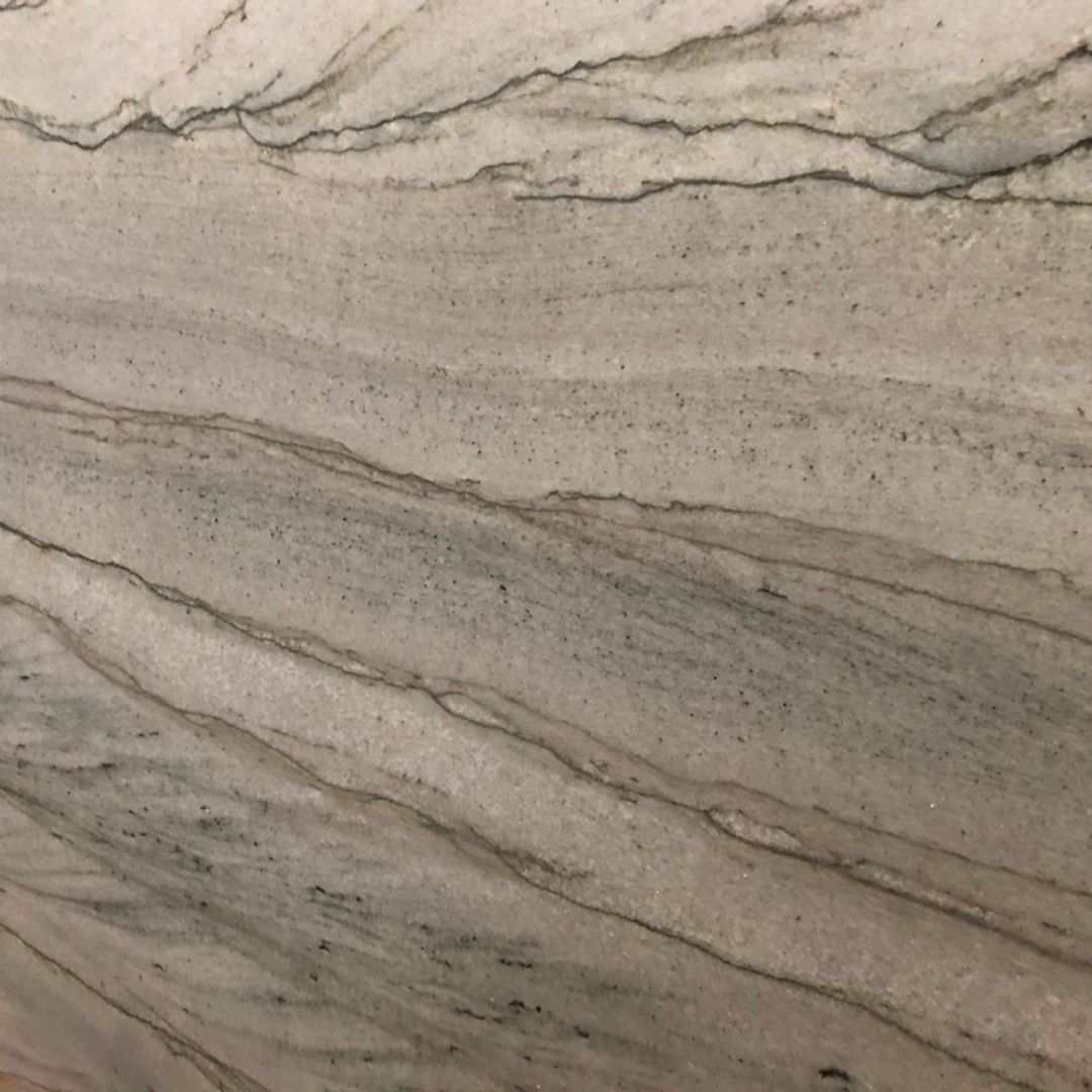 Brillant Grey Quartzite Slab Hawaii Stone Imports