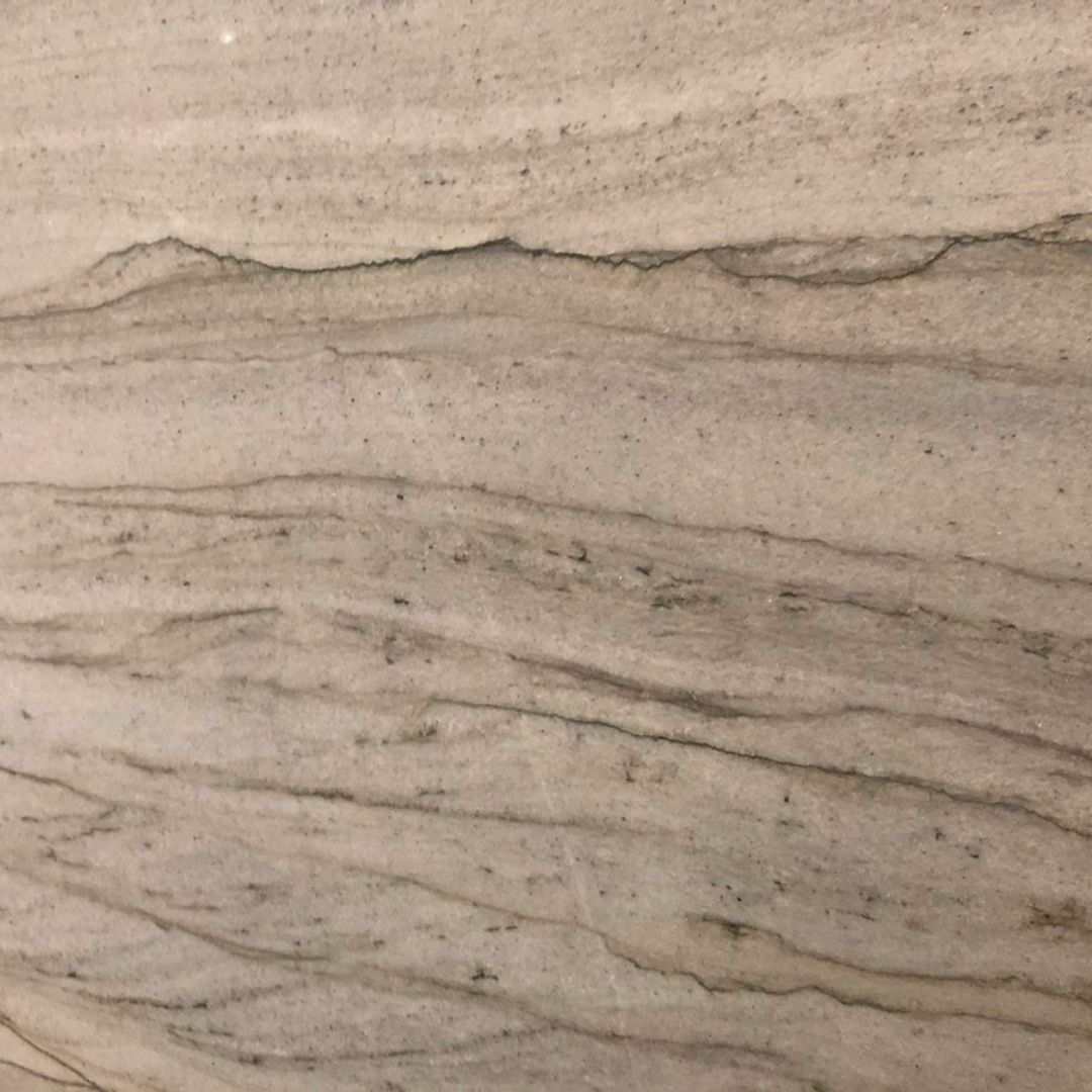 Brillant Grey Quartzite Slab Hawaii Stone Imports