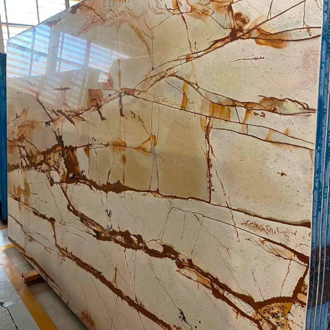 Roma Vida Quartzite Slab Hawaii Stone Imports
