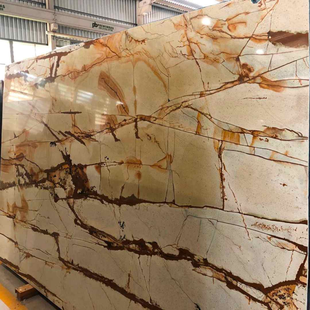 Roma Vida Quartzite Slab Hawaii Stone Imports