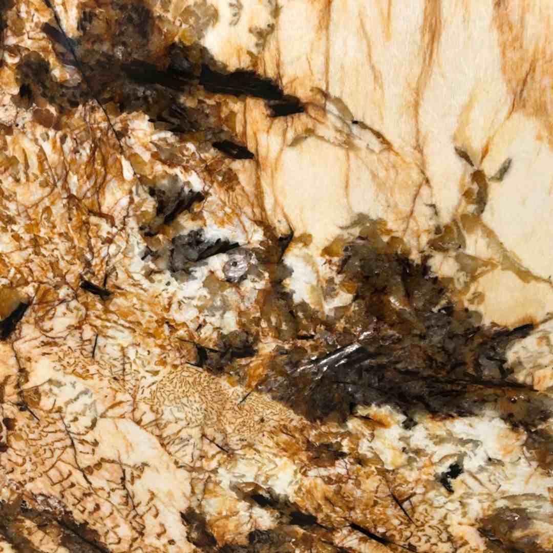 Sun Flower Granite Slab Hawaii Stone Imports