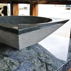 Dark Grey Granite Sink Hawaii Stone Imports