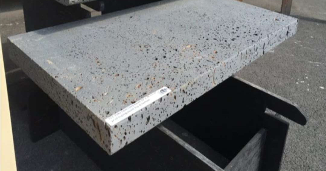 Puka Lava Grey Basalt Pool Coping Hawaii Stone Imports