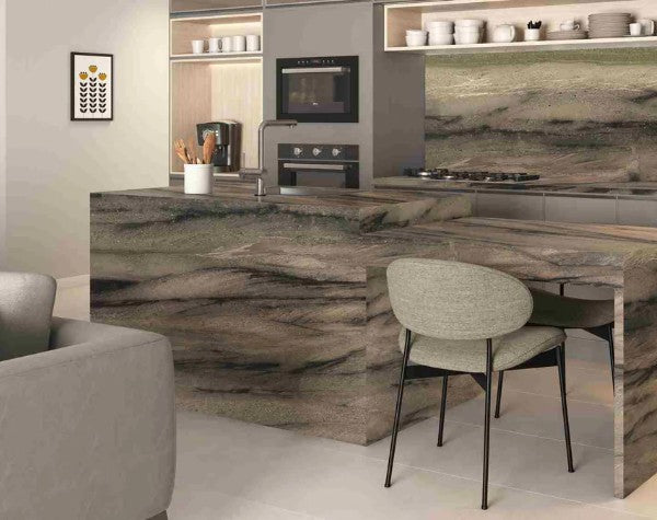 Wild Sea Green Granite Slab Hawaii Stone Imports