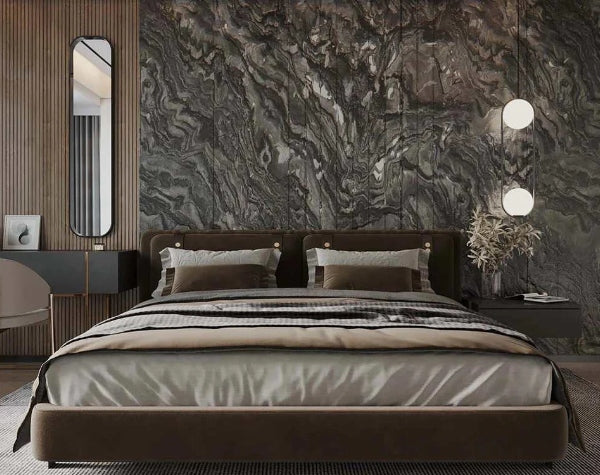 Black Phantus Granite Slab Hawaii Stone Imports