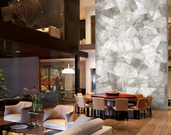 Diamond Crystal Semi Precious Quartz Slab Hawaii Stone Imports