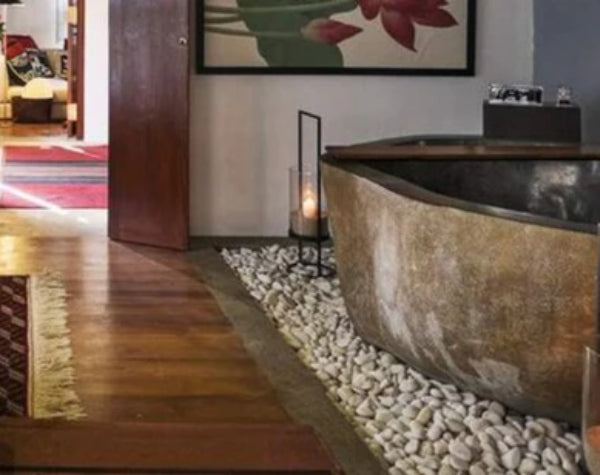 GREY GRANITE Natural hand carved made Bathtub