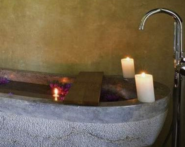 Bathroom | Krakatoa Basalt Bathtub