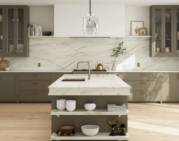 Inverness Everleigh Cambria-Quartz Slab Hawaii Stone Imports