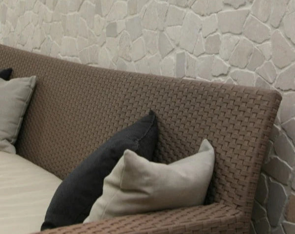 Beige Marble Large Random Mosaic Hawaii Stone Imports