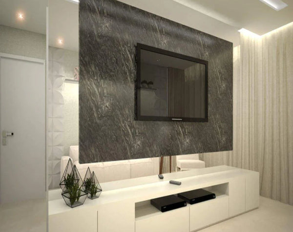 Black Phantus Granite Slab Hawaii Stone Imports
