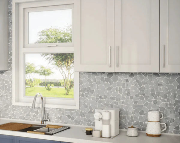 Island Mist marble Random Tile Hawaii Stone Imports