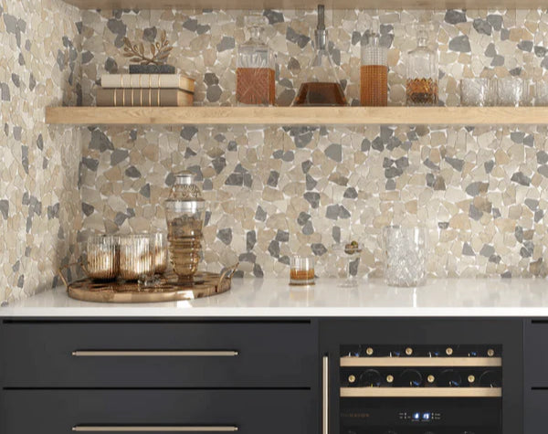 Kalahari Marble Random Tile Hawaii Stone Imports
