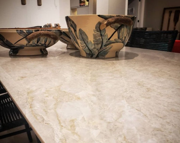 Perla Venata Quartzite Slab Hawaii Stone Imports