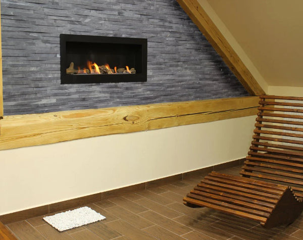 Sutra Black Slate Rhythm Interlock Cladding Hawaii Stone Imports