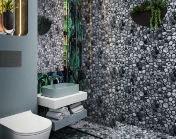 Tempest Marble Spindrift Mosaic Hawaii Stone Imports