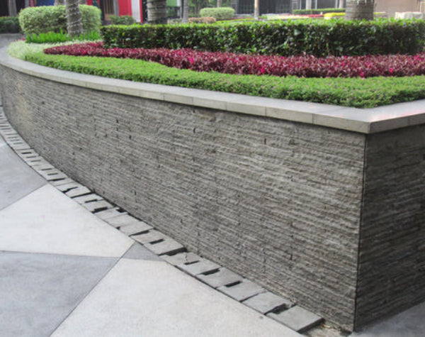 Uniform Grey Andesite Basalt Cladding Hawaii Stone Imports