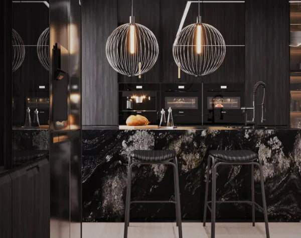 Kitchen | Etna Black Granite Slab