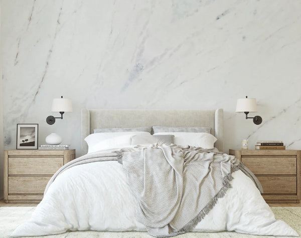 Bedroom | White Vitoria Marble Slab