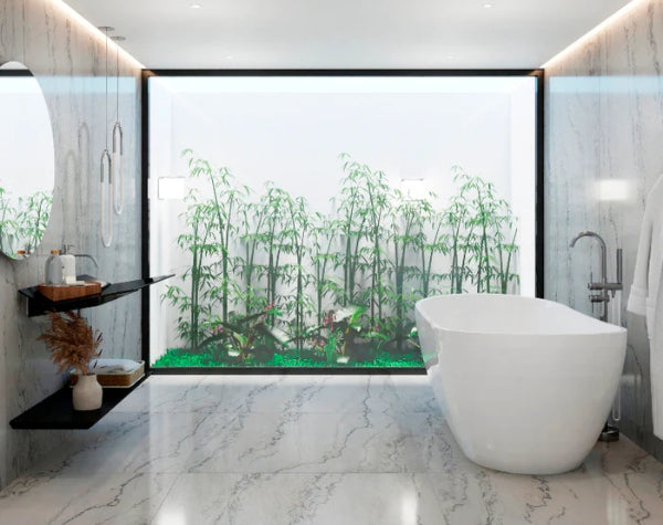 Bathroom | Calacata Quartz Quartzite Slab
