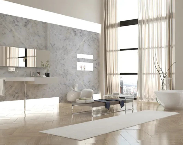 Bathroom | Crystallo Azur D'or Quartzite Slab