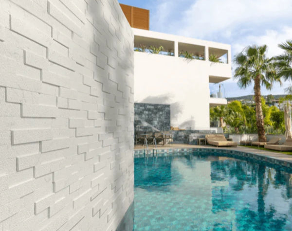 Alabaster Marble Precipice Panel Wall Veneer Hawaii Stone Imports