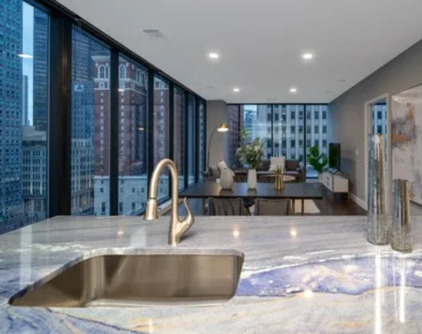 Kitchen | Azul Boquira Quartzite Slab