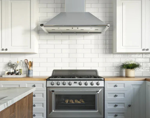 Kitchen | Just White Ceramic Nomad 12x3.5 Tile