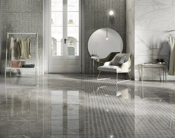 Bathroom | Grey Imperiale Marble Slab