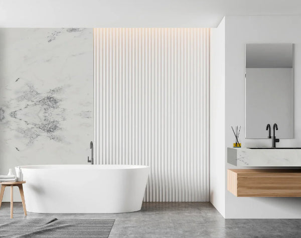 Bathroom | Bianco Sarda Marble Slab