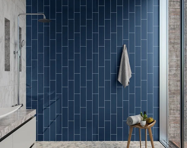 Bathroom | Midnight Glass Essentials 12x3.5 Tile