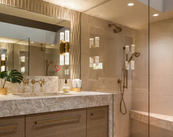 Bathroom | Sandstone Mint Crescent Mini Cladding