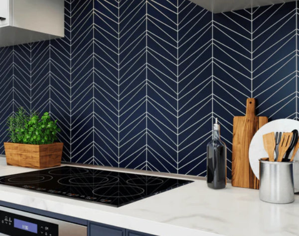 Midnight Glass Palms Mosaic Hawaii Stone Imports